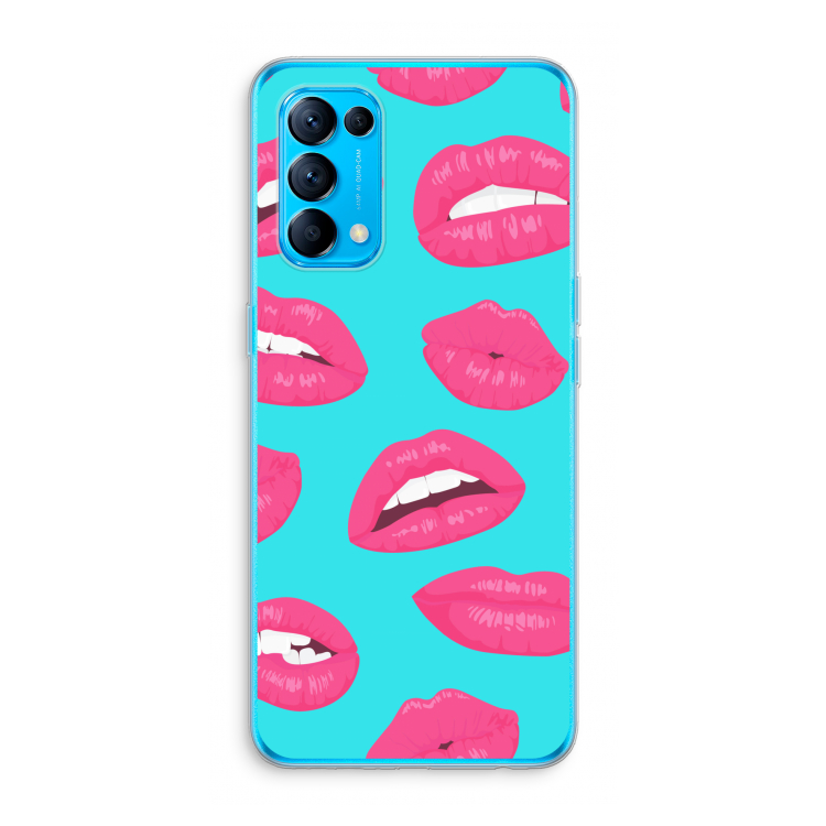 Bite my lip: Oppo Find X3 Lite Transparant Hoesje
