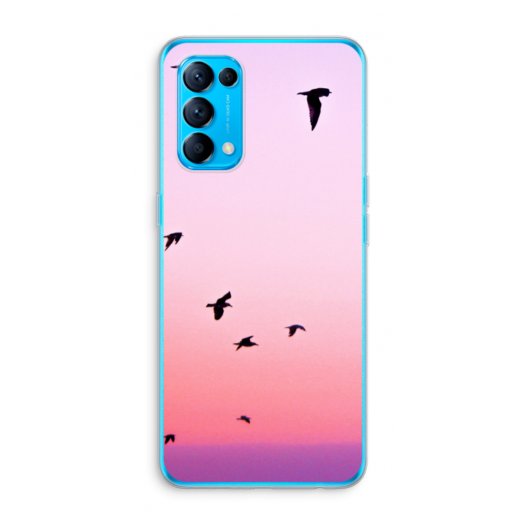 Fly away: Oppo Find X3 Lite Transparant Hoesje
