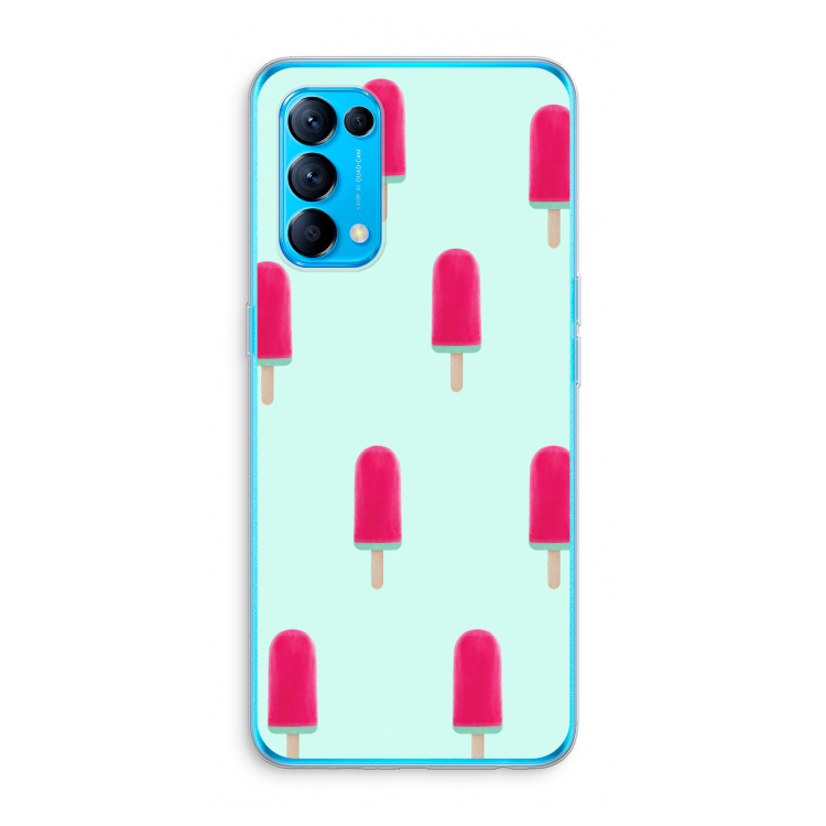 Waterijsje: Oppo Find X3 Lite Transparant Hoesje