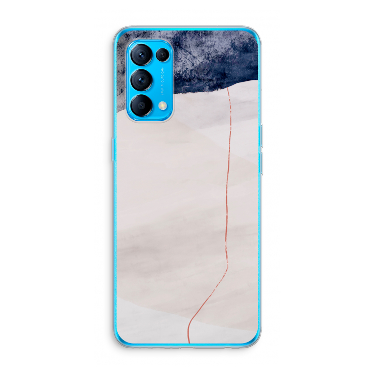 Stone White: Oppo Find X3 Lite Transparant Hoesje
