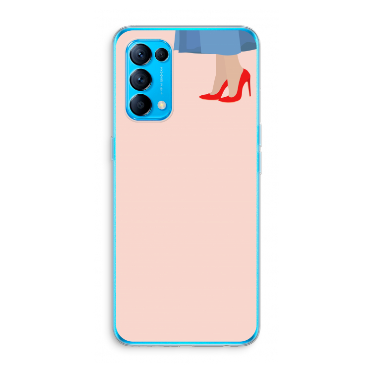 High heels: Oppo Find X3 Lite Transparant Hoesje