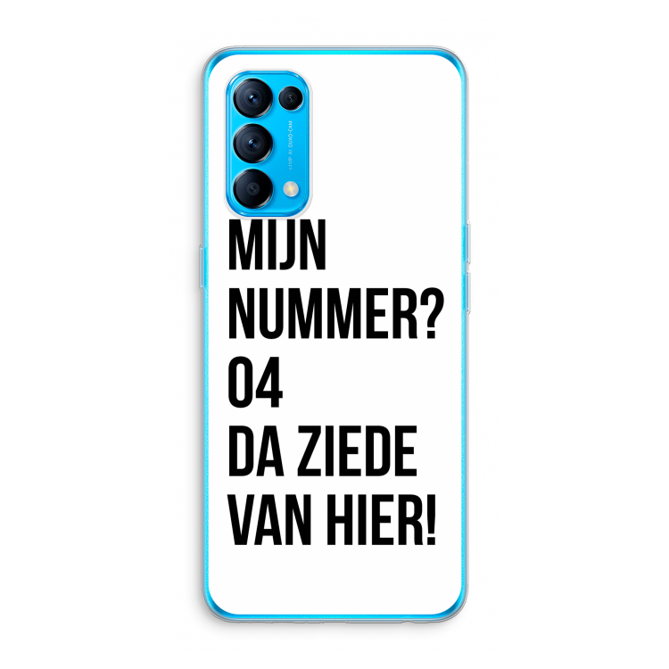 Da ziede van hier: Oppo Find X3 Lite Transparant Hoesje