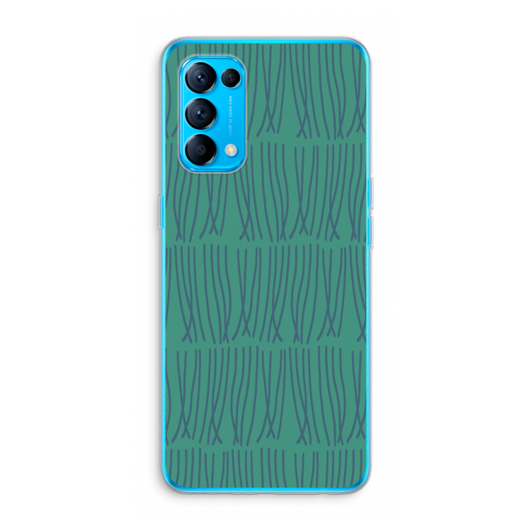 Swirls: Oppo Find X3 Lite Transparant Hoesje
