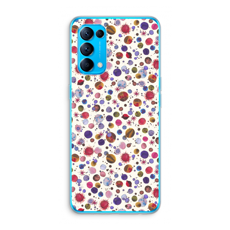 Planets Space: Oppo Find X3 Lite Transparant Hoesje
