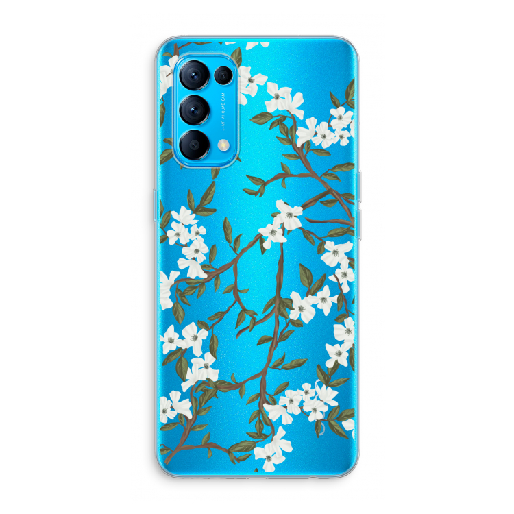 Blossoming spring: Oppo Find X3 Lite Transparant Hoesje
