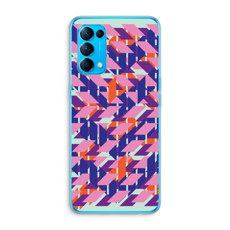 Skew Blush 3: Oppo Find X3 Lite Transparant Hoesje