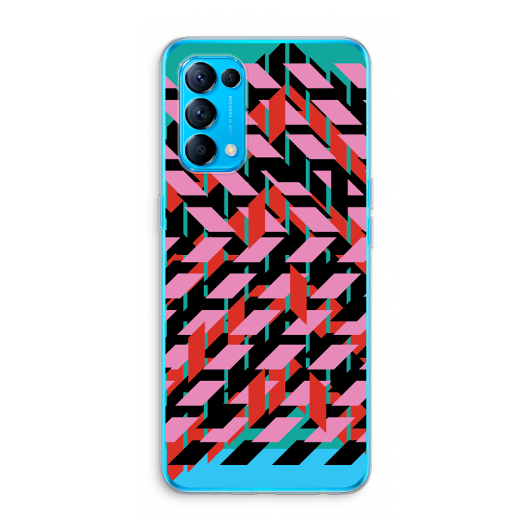 Skew Blush 2: Oppo Find X3 Lite Transparant Hoesje