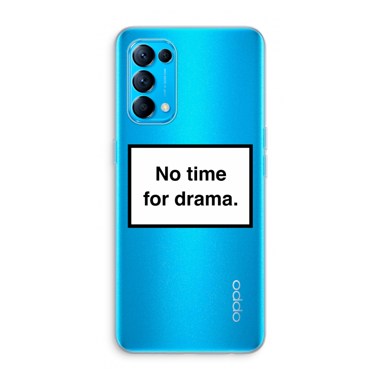 No drama: Oppo Find X3 Lite Transparant Hoesje