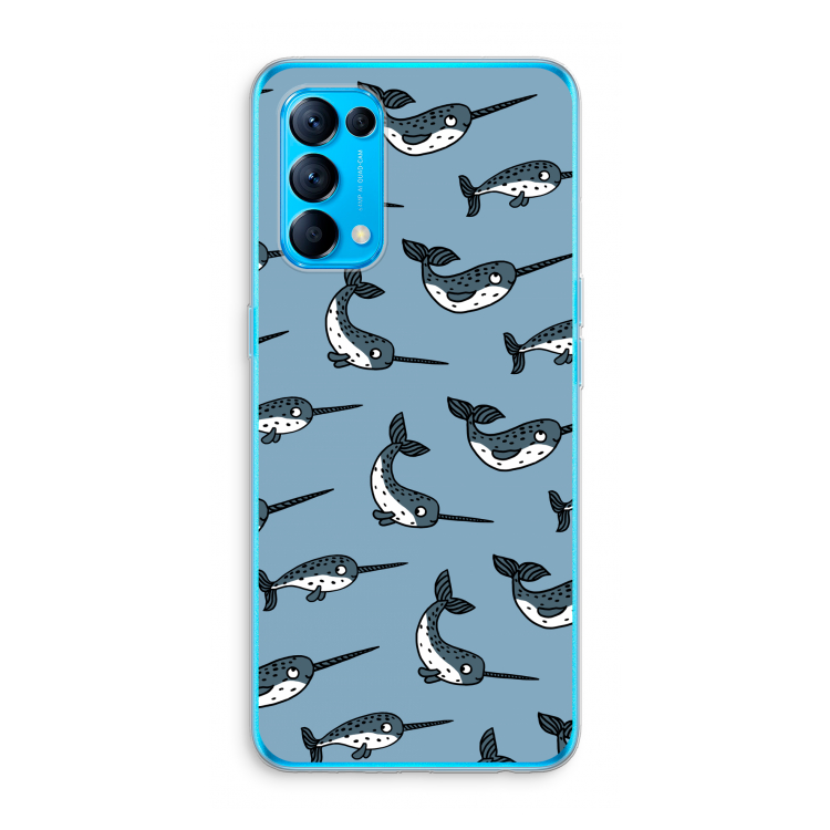Narwhal: Oppo Find X3 Lite Transparant Hoesje