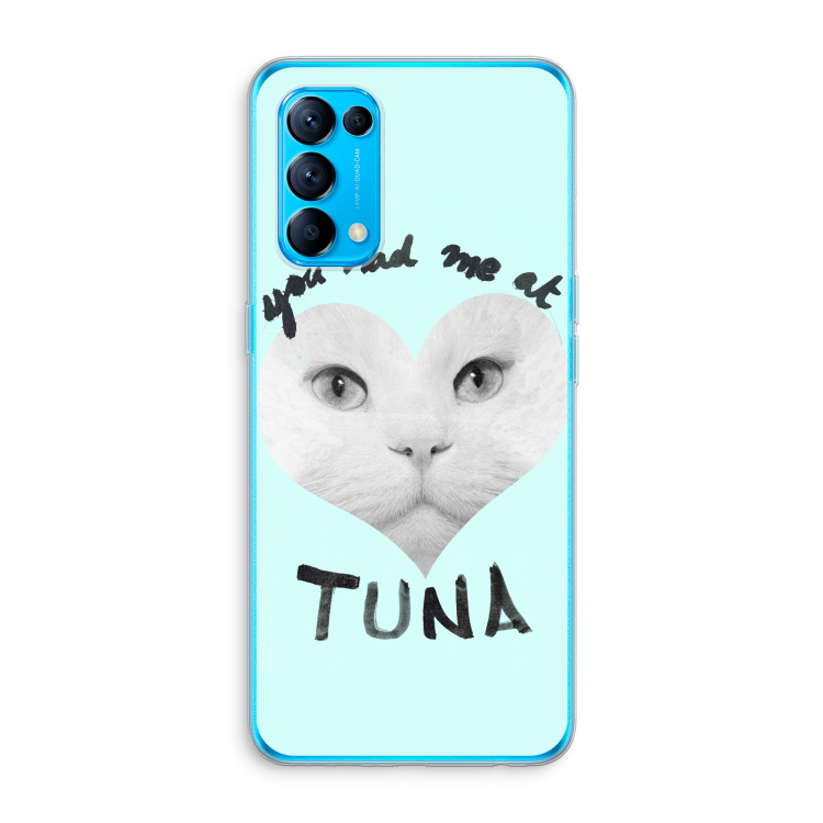 You had me at tuna: Oppo Find X3 Lite Transparant Hoesje