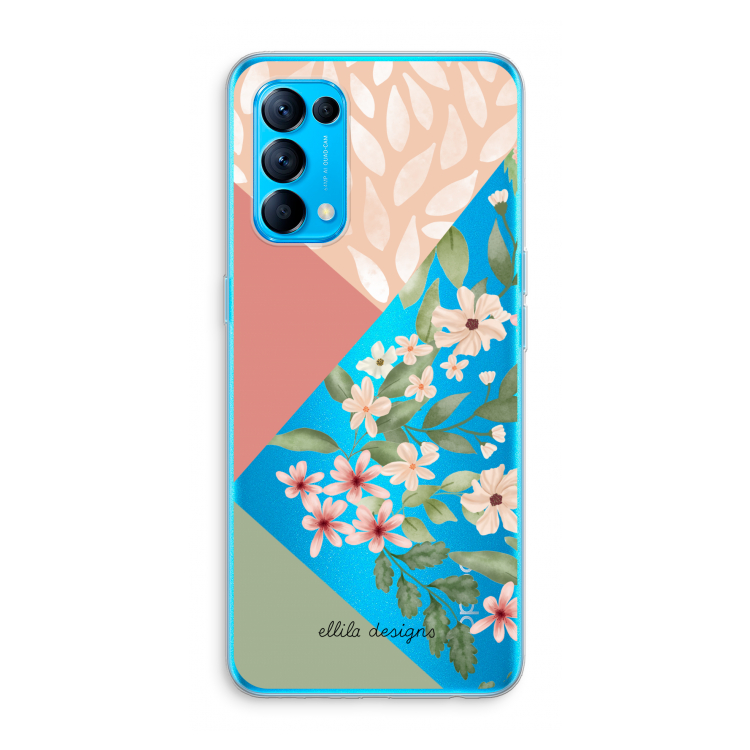 Sweet heaven geometrics: Oppo Find X3 Lite Transparant Hoesje