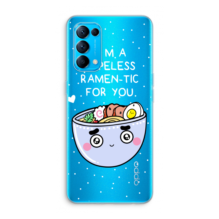 I'm A Hopeless Ramen-Tic For You: Oppo Find X3 Lite Transparant Hoesje
