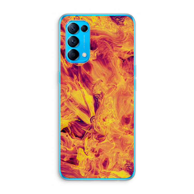 Eternal Fire: Oppo Find X3 Lite Transparant Hoesje