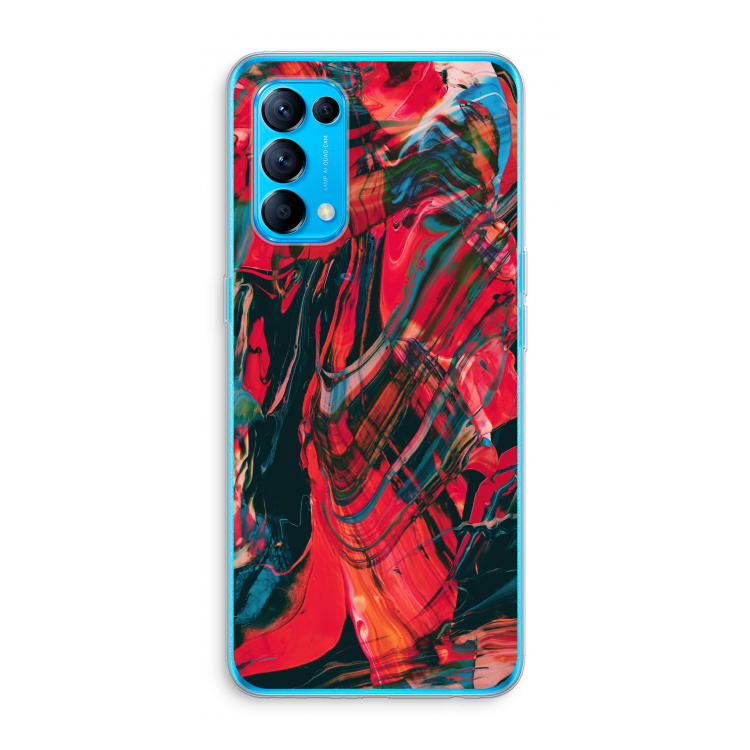 Endless Descent: Oppo Find X3 Lite Transparant Hoesje