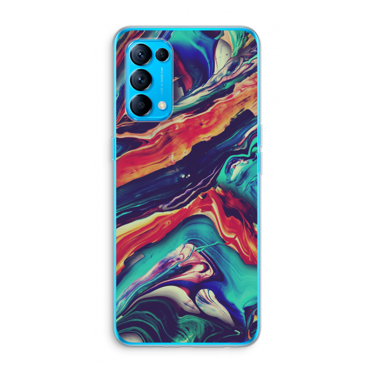 Chameleon Sun: Oppo Find X3 Lite Transparant Hoesje