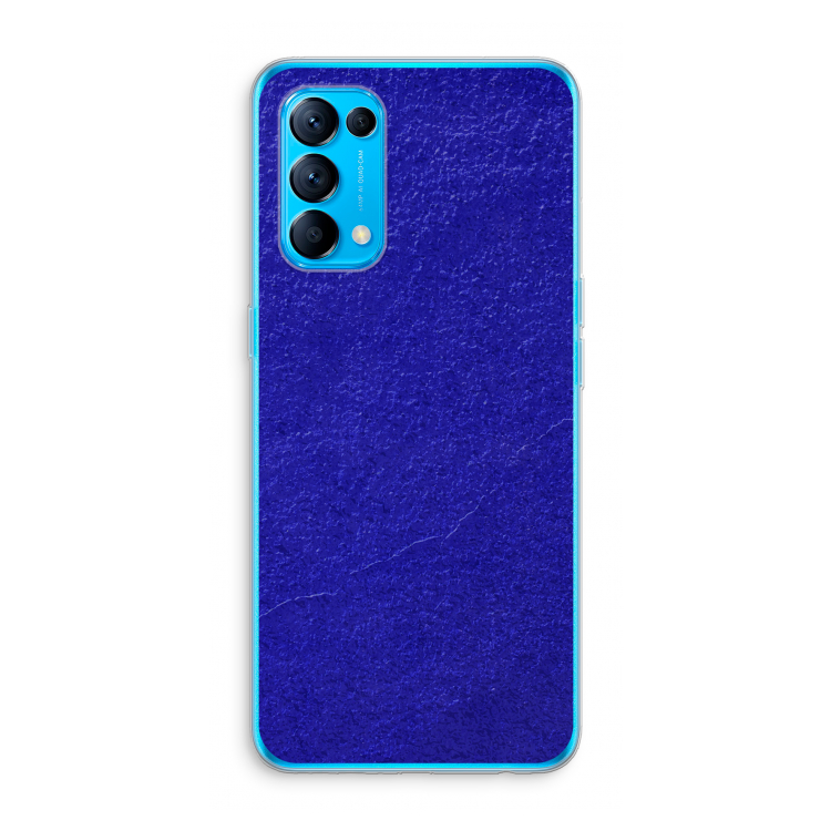 Majorelle Blue: Oppo Find X3 Lite Transparant Hoesje