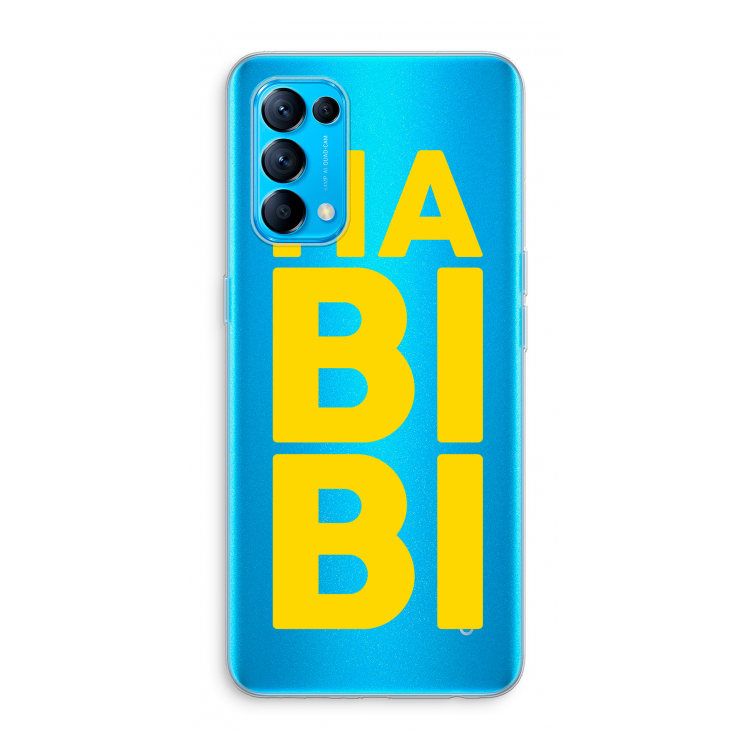 Habibi Majorelle : Oppo Find X3 Lite Transparant Hoesje