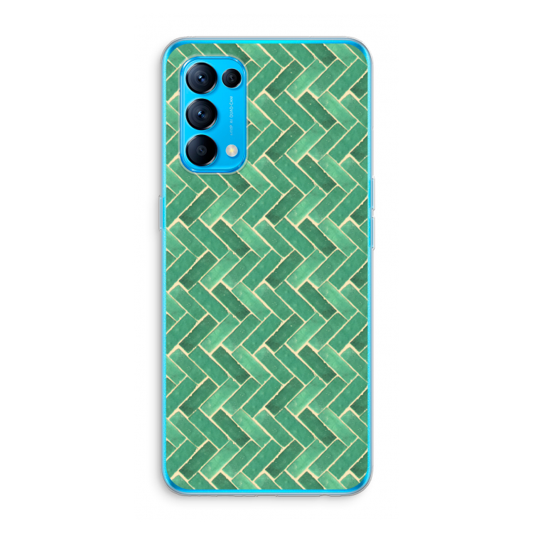 Moroccan tiles 2: Oppo Find X3 Lite Transparant Hoesje