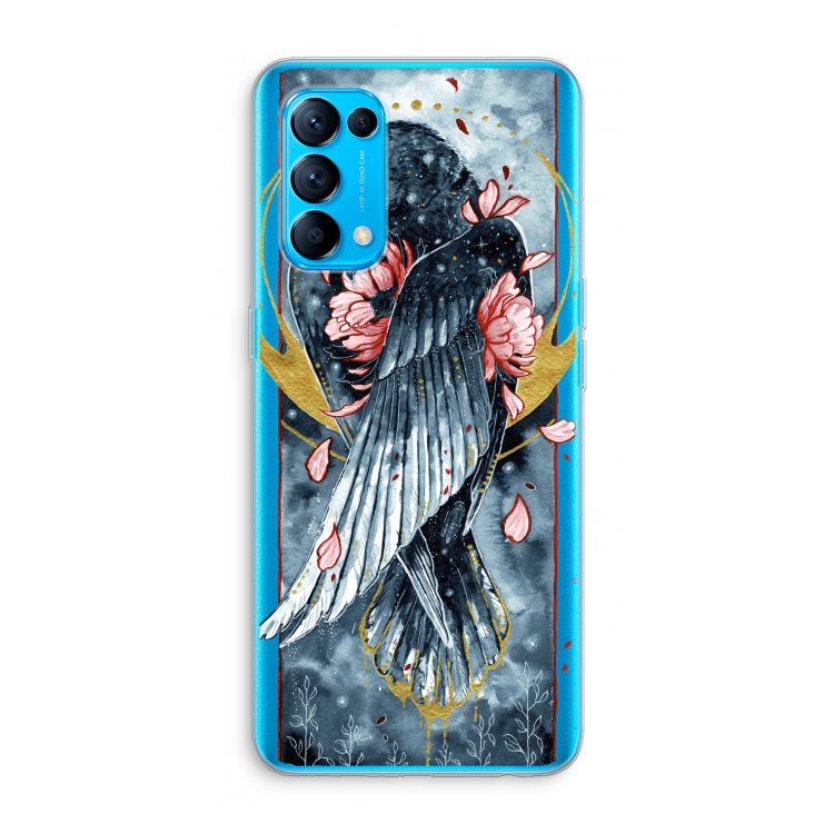 Golden Raven: Oppo Find X3 Lite Transparant Hoesje