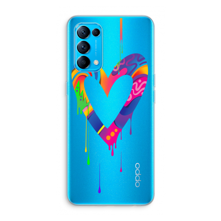 Melts My Heart: Oppo Find X3 Lite Transparant Hoesje