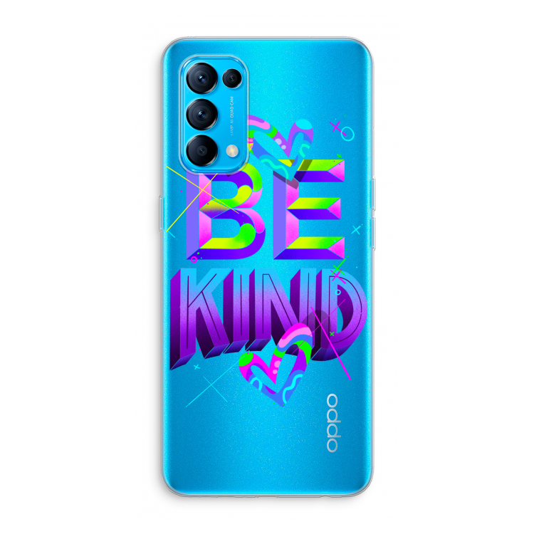 Be Kind: Oppo Find X3 Lite Transparant Hoesje