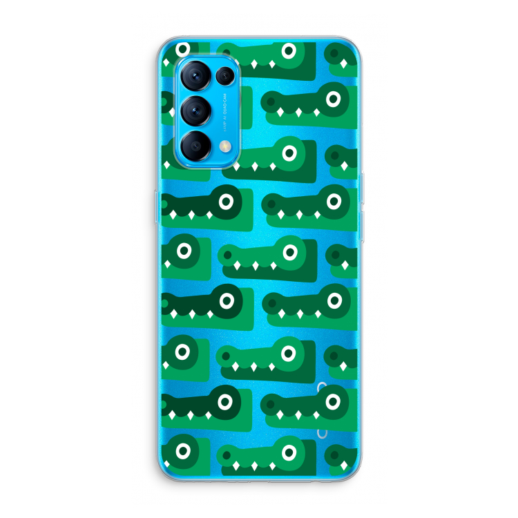 Crocs: Oppo Find X3 Lite Transparant Hoesje