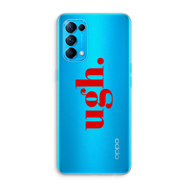 Ugh: Oppo Find X3 Lite Transparant Hoesje