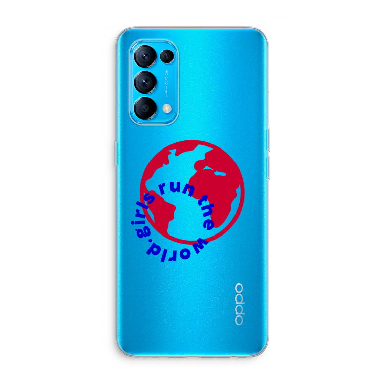 Run The World: Oppo Find X3 Lite Transparant Hoesje