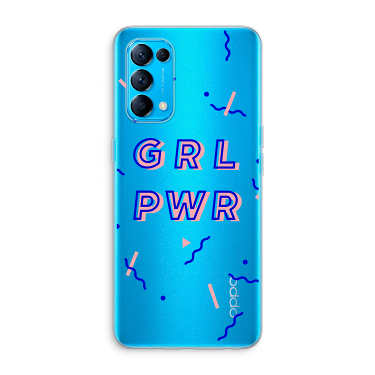 GRL PWR: Oppo Find X3 Lite Transparant Hoesje