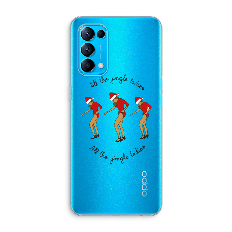 Jingle Ladies: Oppo Find X3 Lite Transparant Hoesje