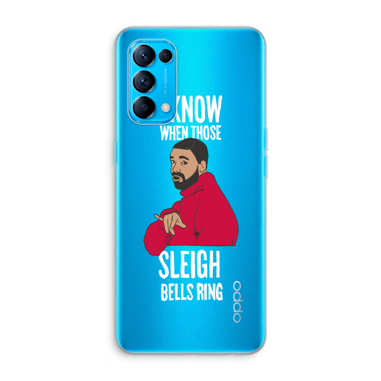 Sleigh Bells Ring: Oppo Find X3 Lite Transparant Hoesje