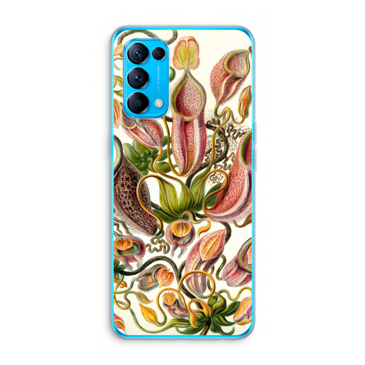 Haeckel Nepenthaceae: Oppo Find X3 Lite Transparant Hoesje