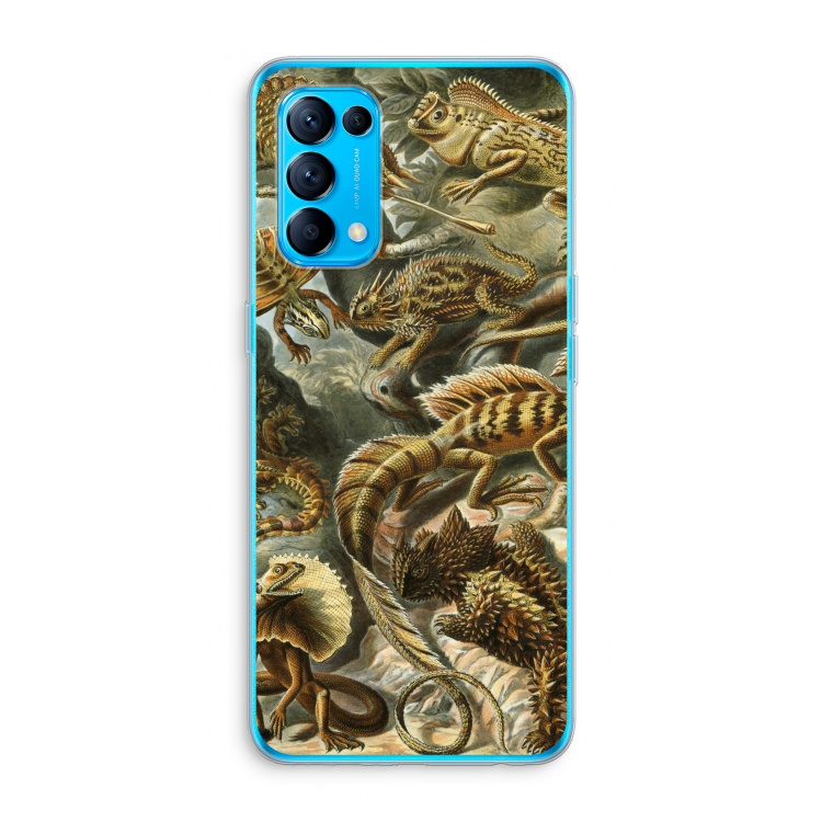 Haeckel Lacertilia: Oppo Find X3 Lite Transparant Hoesje