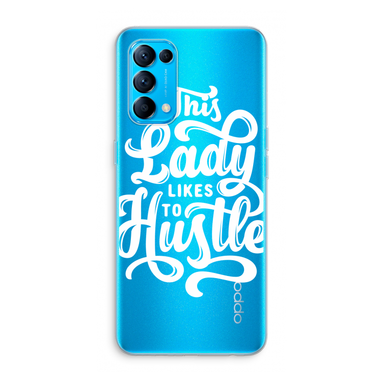 Hustle Lady: Oppo Find X3 Lite Transparant Hoesje
