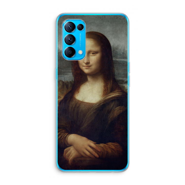 Mona Lisa: Oppo Find X3 Lite Transparant Hoesje