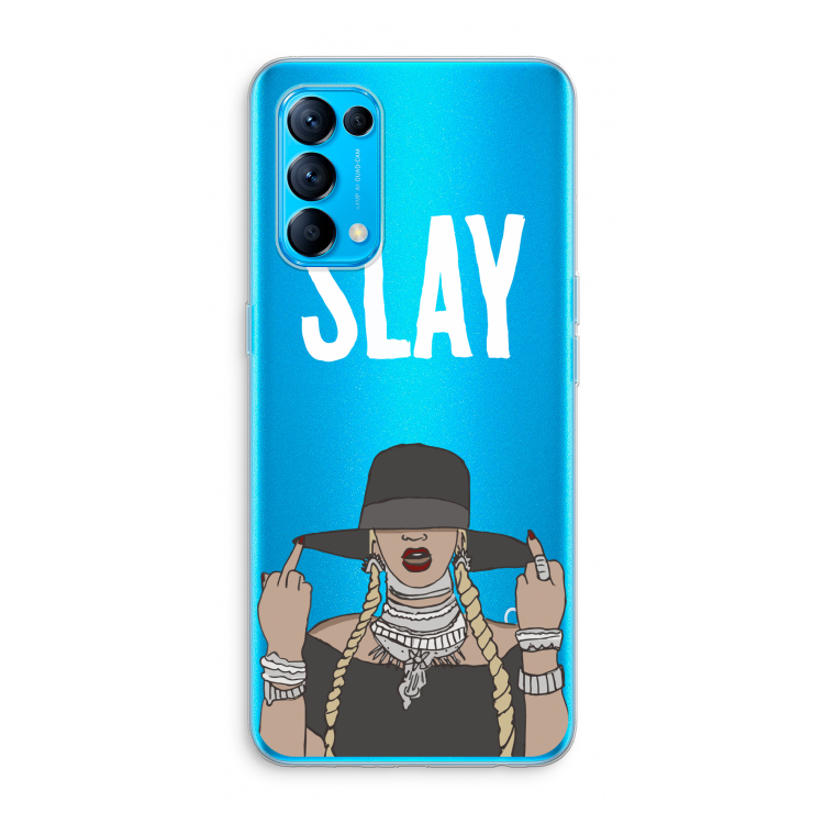 Slay All Day: Oppo Find X3 Lite Transparant Hoesje