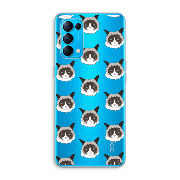 It's a Purrr Case: Oppo Find X3 Lite Transparant Hoesje