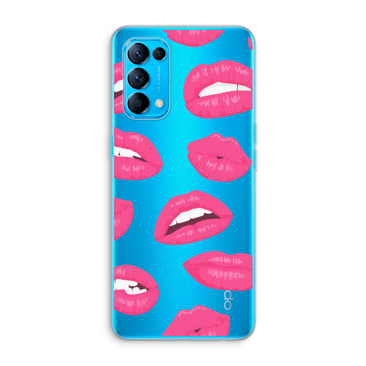 Bite my lip: Oppo Find X3 Lite Transparant Hoesje