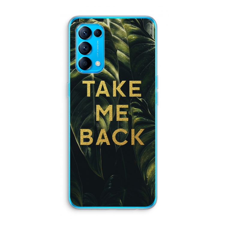 Take me back: Oppo Find X3 Lite Transparant Hoesje