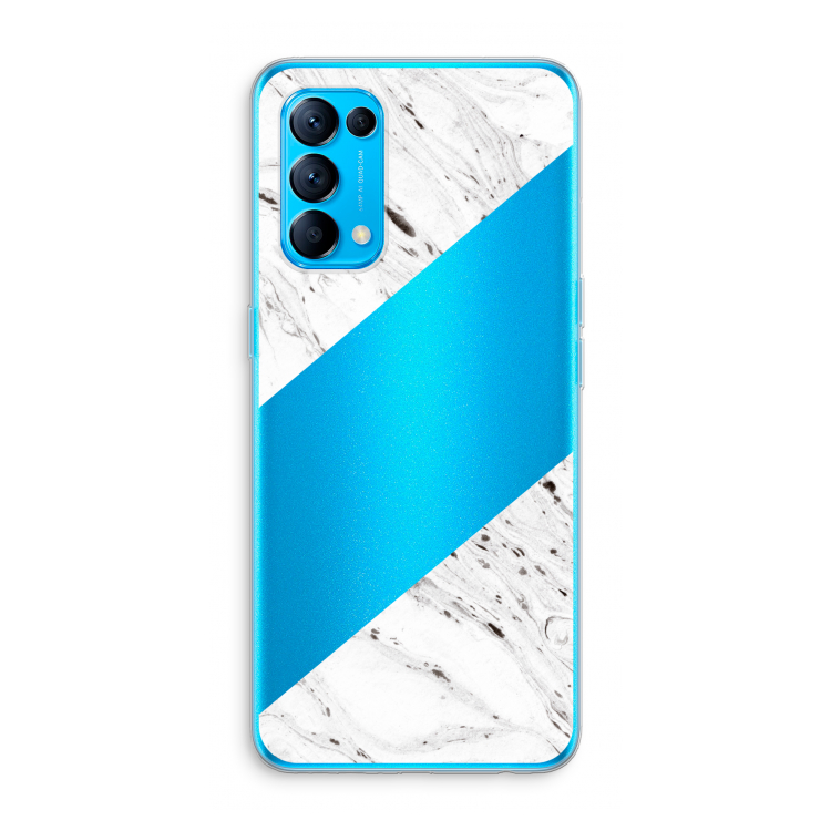 Biggest stripe: Oppo Find X3 Lite Transparant Hoesje