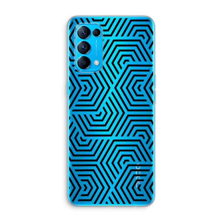 Magic pattern: Oppo Find X3 Lite Transparant Hoesje