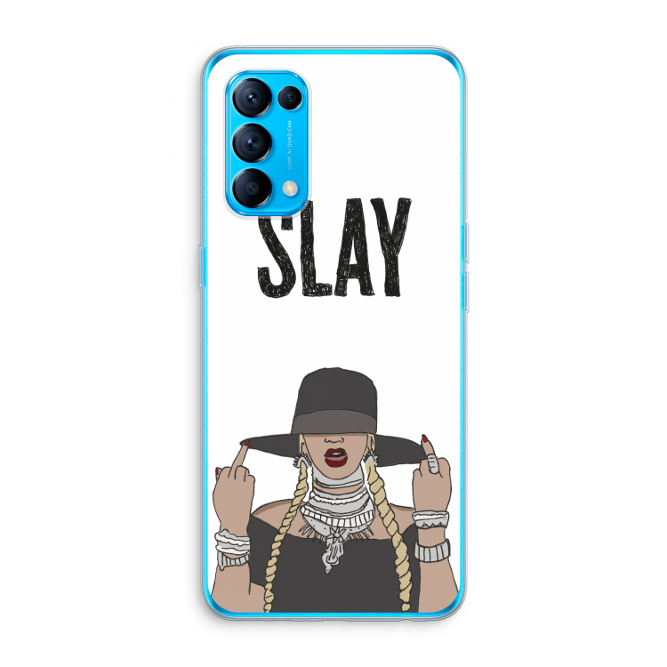 Slay All Day: Oppo Find X3 Lite Transparant Hoesje