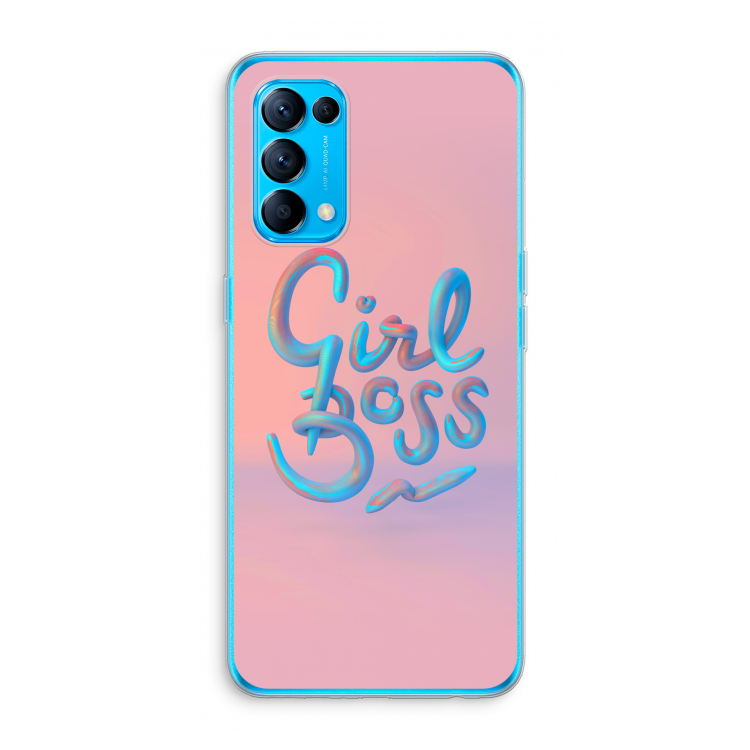 Girl boss: Oppo Find X3 Lite Transparant Hoesje