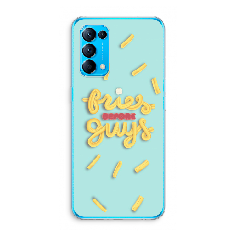 Always fries: Oppo Find X3 Lite Transparant Hoesje