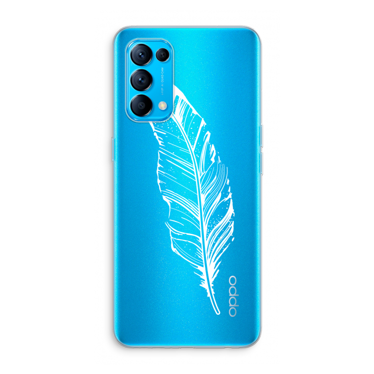 Pluim: Oppo Find X3 Lite Transparant Hoesje