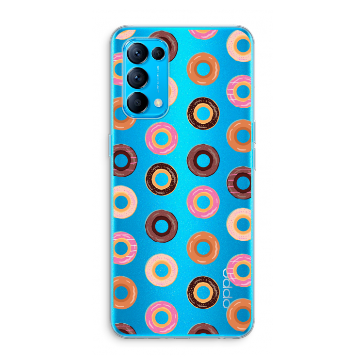 Donuts: Oppo Find X3 Lite Transparant Hoesje