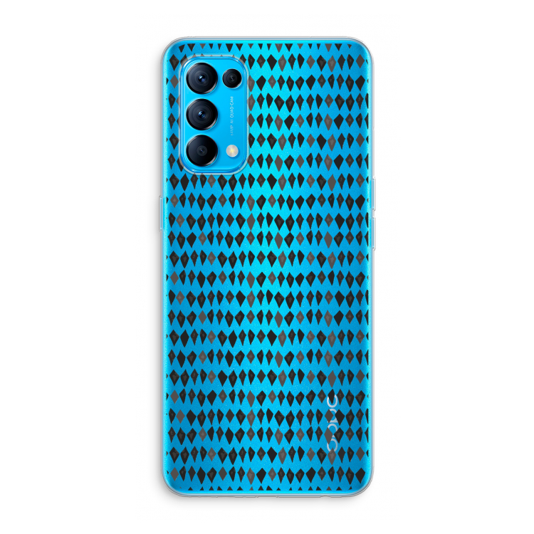 Crazy shapes: Oppo Find X3 Lite Transparant Hoesje