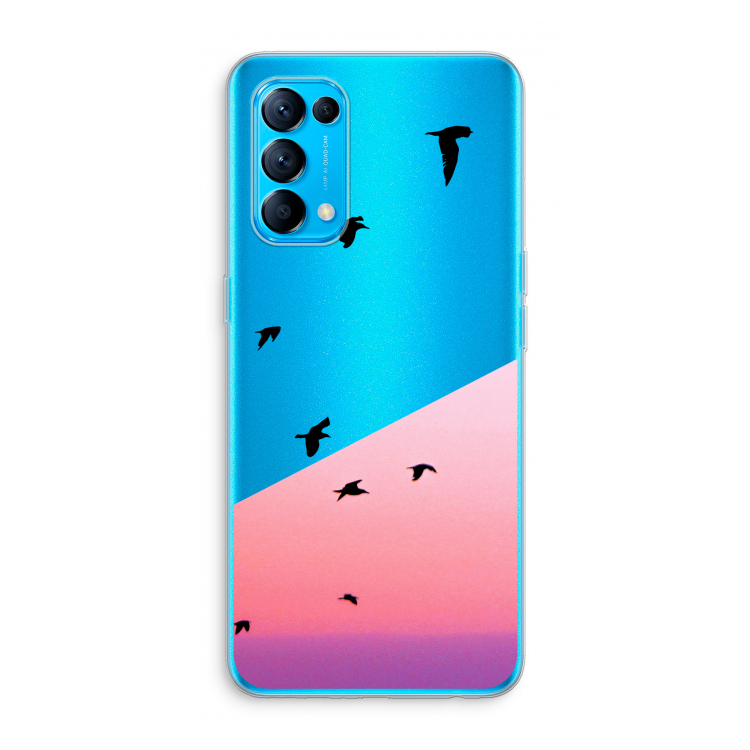 Fly away: Oppo Find X3 Lite Transparant Hoesje