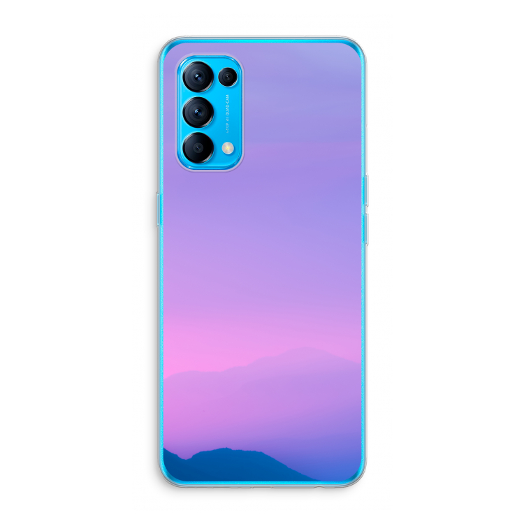 Sunset pastel: Oppo Find X3 Lite Transparant Hoesje