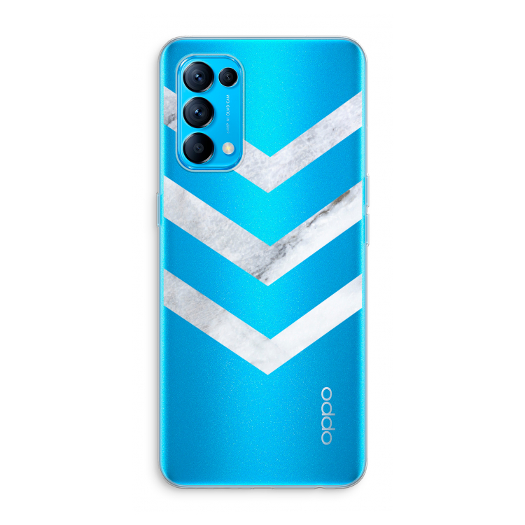 Marmeren pijlen: Oppo Find X3 Lite Transparant Hoesje